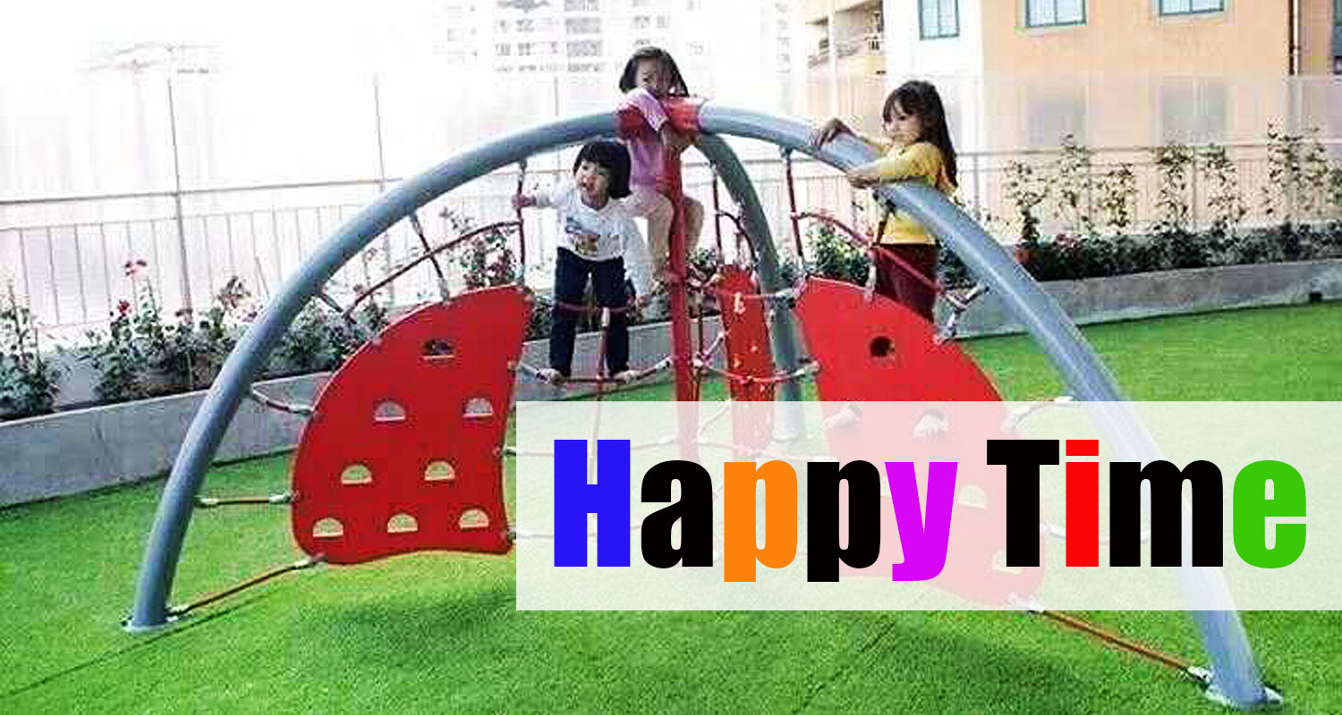 Outdoor Plastic Climbing Frame for Toddlers