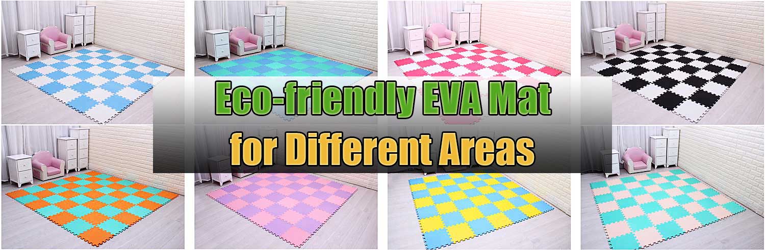 Non-toxic Interlocking EVA Foam Mats with Multi-colors